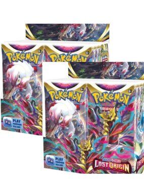 2x Pokémon Sword & Shield Lost Origin Booster Box FACTORY SEALED ON HAND